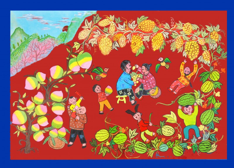 薛希玲《人寿年丰》