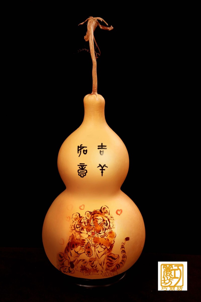 40厘米大葫芦动物丝毛画2