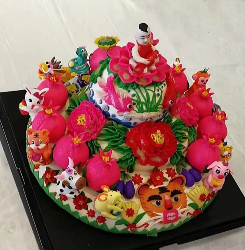 过满月过百岁花馍