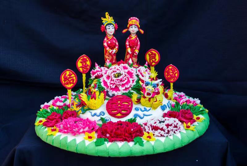 喜结良缘花馍