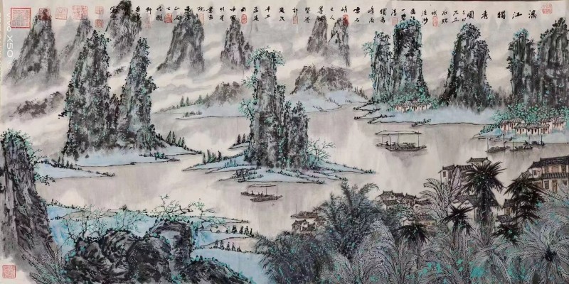 漓江独秀图